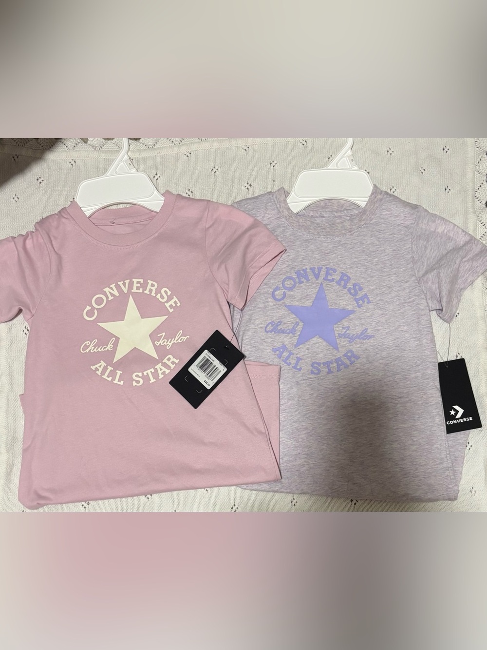 Converse Kids' All Star Graphic Tee - Pink & Lavender
